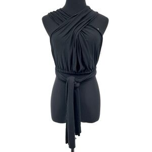 Are you Am I Taela Wrap Top ARE YOU AM I NEW WITH TAGS OS WRAP SCARF BLOUSE